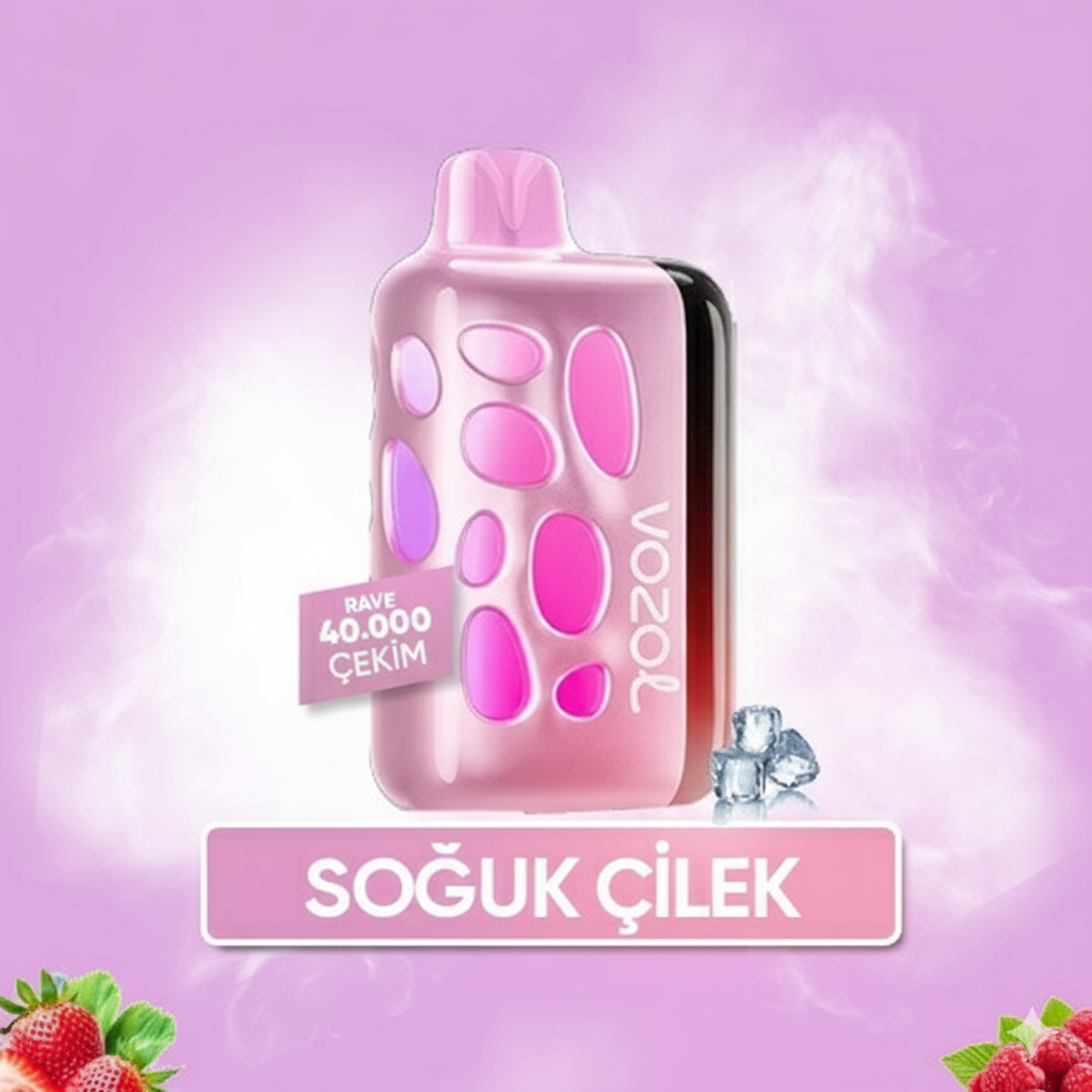 Strawberry Ice - Rave 40000 PUFF