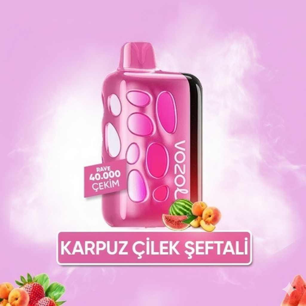 Strawmelon Peach - Rave 40000 PUFF
