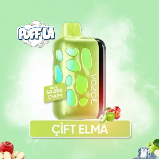Double Apple Rave 40000 PUFF puf vozol