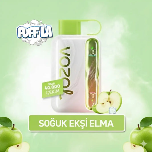 Sour Apple Ice Star 40000 PUFF puf vozol